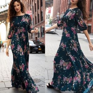 🆕YUMI KIM Woodstock Floral Print Maxi Dress